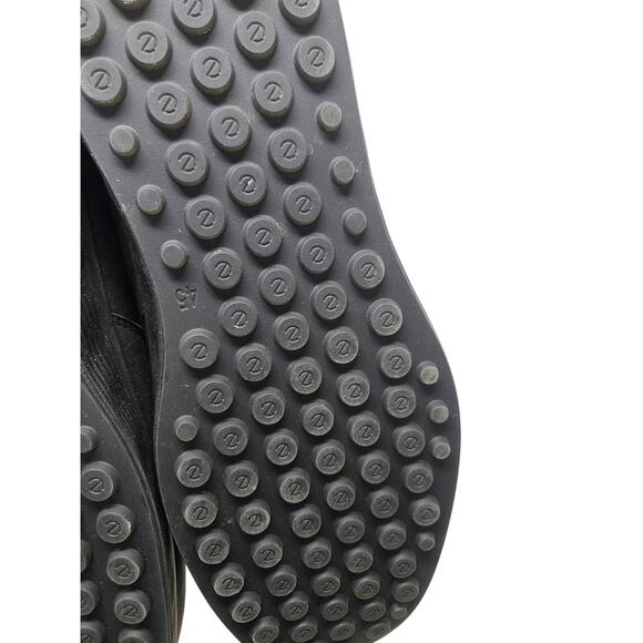 ECCO 45 S Lite Moc Loafer Professional Black Leather Slip On Career Comfort